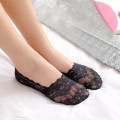 Lace Women Invisible Boat Socken Baumwolle atmungsaktive Anti-Rutsch-Socken Mädchen Sommer schnell trockener Socken Großhandel Fabrik